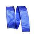 Reliant Ribbon 10.5 in. 25 Yards Katy May 2 Wired Edge Ribbon, Royal 97895W-050-09J